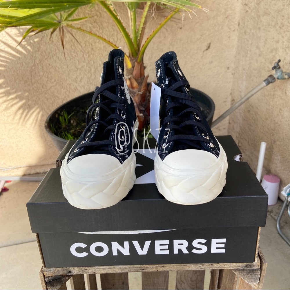 Converse Suede Cable Platforms